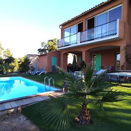 Superbe Bas De Villa 80 M2 Piscine Privee Reservee Aux Vacanciers Avec Vue Magnifique 6 Couchages 라론드레모레 외부 사진